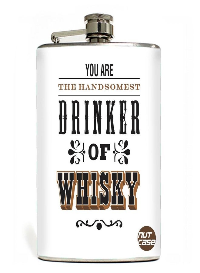 نتكيس قارورة جيب أنيقة من نات كيس سعة 9 أونصات - مع قمع مجاني - لمحبي الويسكي - Image 1